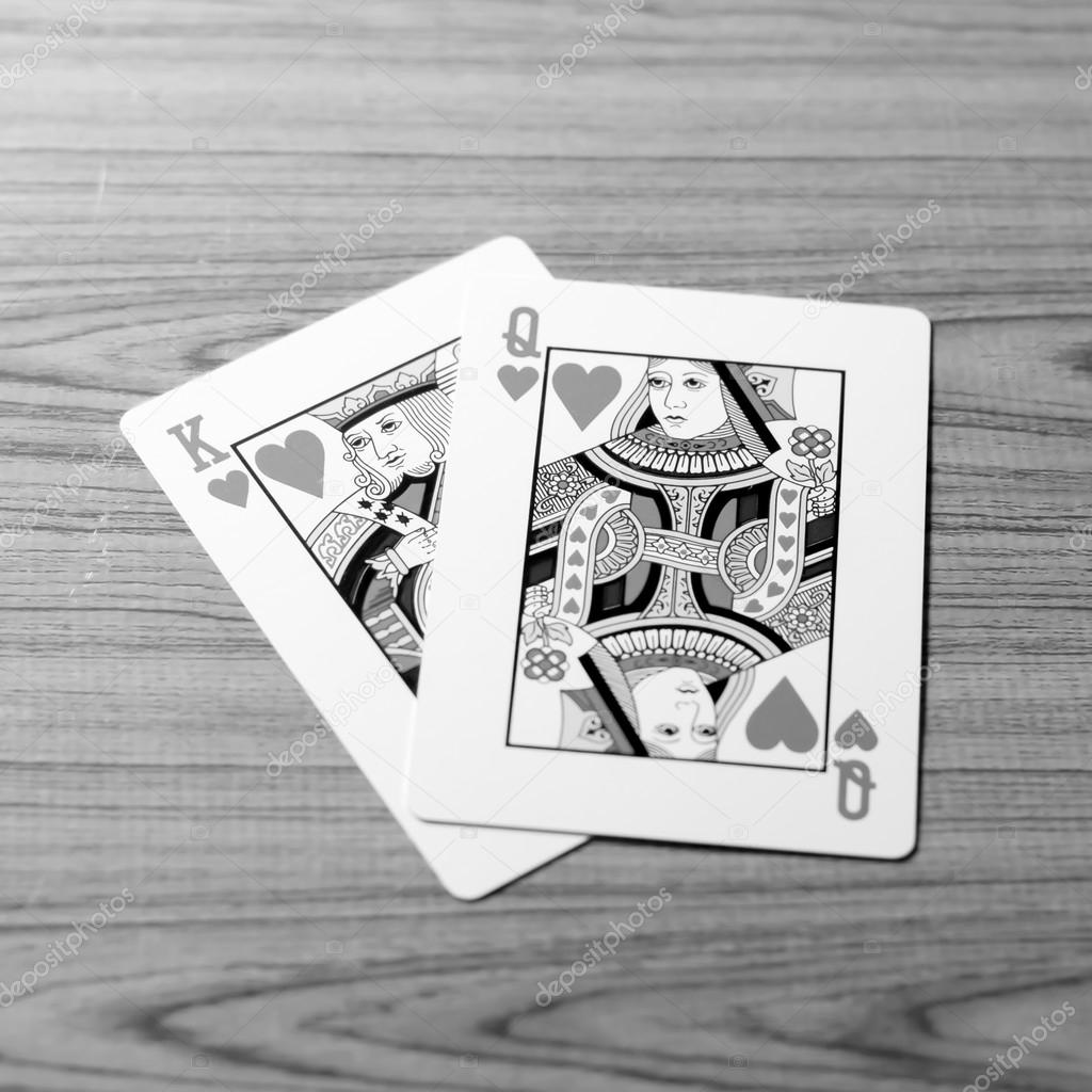 Cartao Rei Preto E Branco