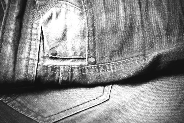 Calças Jean de volta — Fotografia de Stock