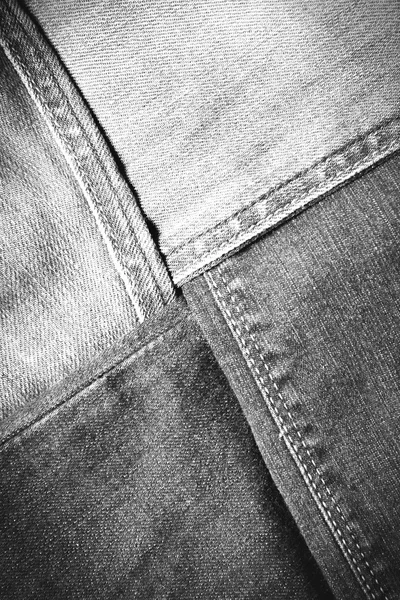 Jean texture black and white tone color style — Stock Photo, Image