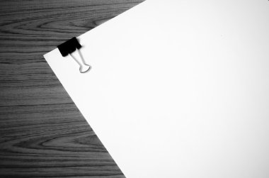 Kağıt ahşap siyah ve beyaz renk tonu stil üzerinde