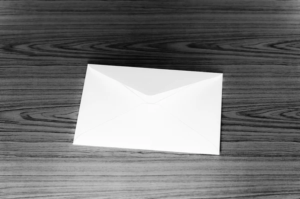 Envelope black and white color tone style — Stock Photo, Image