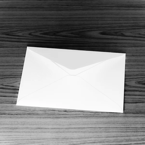 Envelope black and white color tone style — Stock Photo, Image