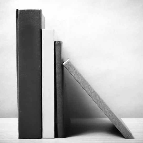 Stand up book black and white color tone style — Stock Photo, Image