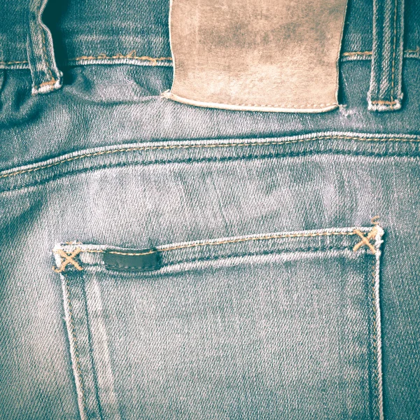 Етикетка на джинсових штанах ретро вінтажний стиль — стокове фото