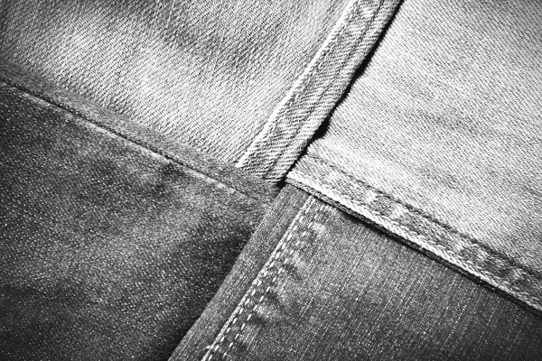 Textura jean negro y blanco tono de estilo de color — Foto de Stock