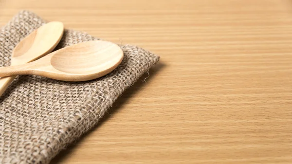 Cuchara de madera — Foto de Stock