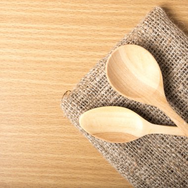 Tahta kaşıklar Sivas'tan üzerinde