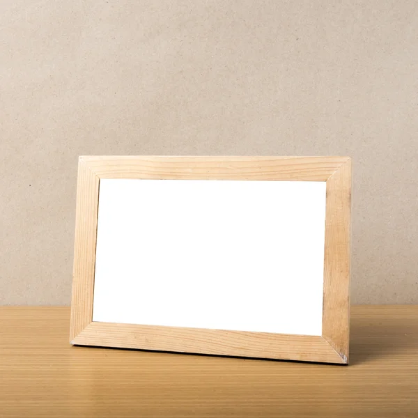 Foto frame op tafel — Stockfoto