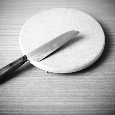 Bıçak ve kesim tahtası