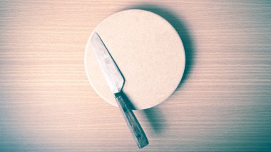 Bıçak ve kesim tahtası