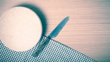 Bıçak ve kesim tahtası