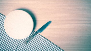 Bıçak ve kesim tahtası