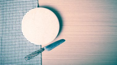 Bıçak ve kesim tahtası