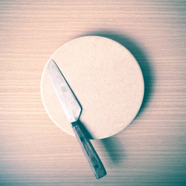 Bıçak ve kesim tahtası