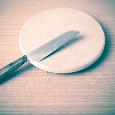 Bıçak ve kesim tahtası