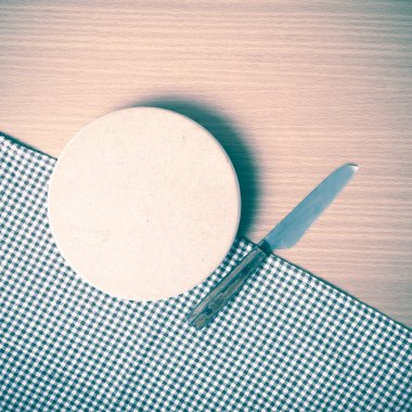 Bıçak ve kesim tahtası