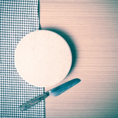 Bıçak ve kesim tahtası