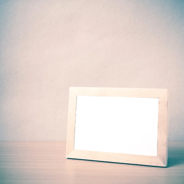 Picture frame on table — Stock Photo, Image