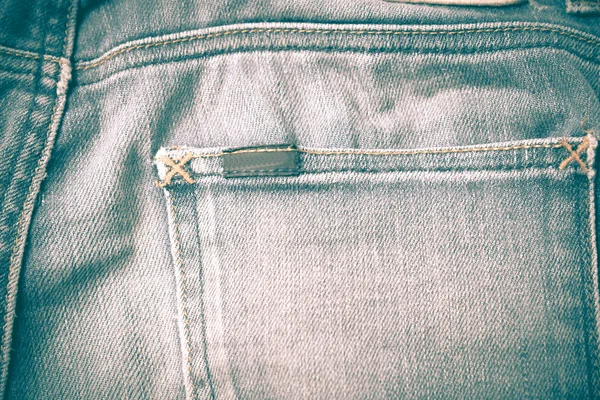 Bolso traseiro Jean — Fotografia de Stock