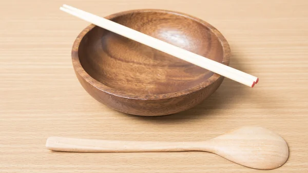 Empty bowl with chopstick — Stock Photo, Image