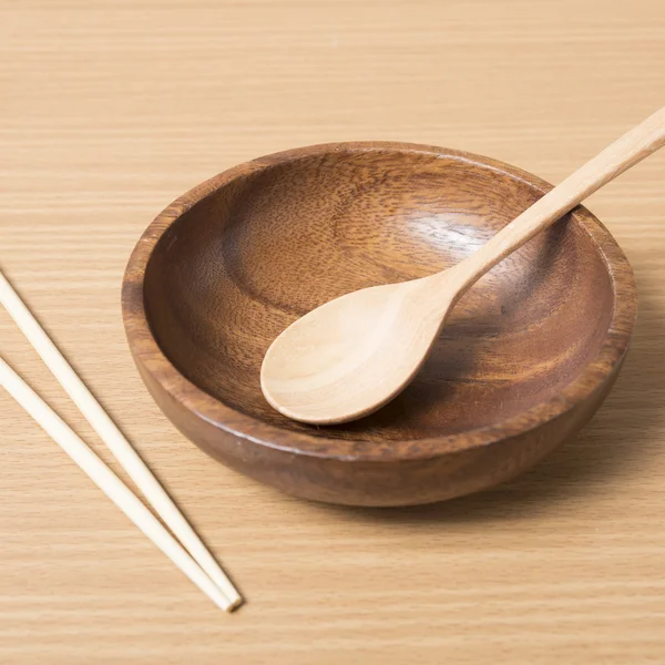 空碗筷子 — 图库照片