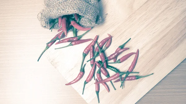 Chiles rojos estilo vintage — Foto de Stock