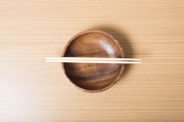 Empty bowl with chopstick — Stock Photo, Image