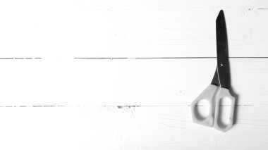 siyah ve beyaz rengi stil makas