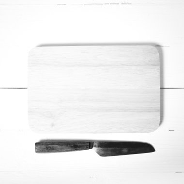 siyah ve beyaz sesi yönetim kurulu bıçak ve kesme