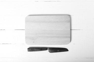 siyah ve beyaz sesi yönetim kurulu bıçak ve kesme