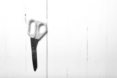 siyah ve beyaz rengi stil makas