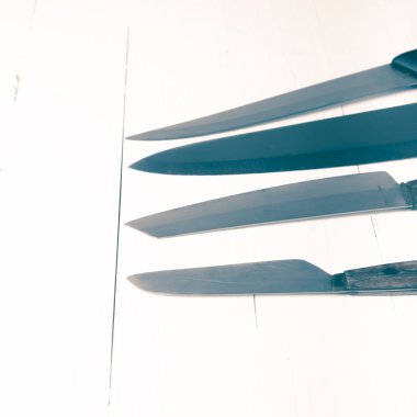 mutfak bıçak vintage tarzı