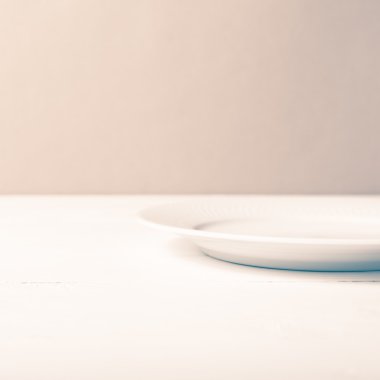 boş tabak vintage tarzı