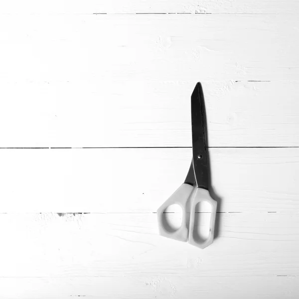 Ножницы черно-белый стиль тона — стоковое фото