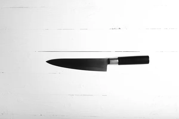 Kök kniv svart och vit ton färg stil — Stockfoto