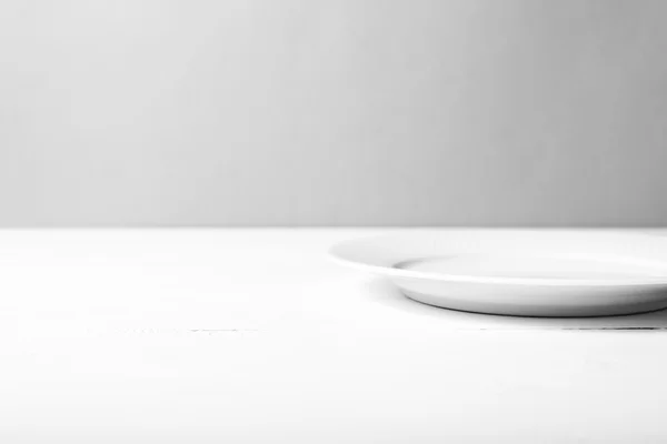 Tomma skålen svart och vit ton färg stil — Stockfoto