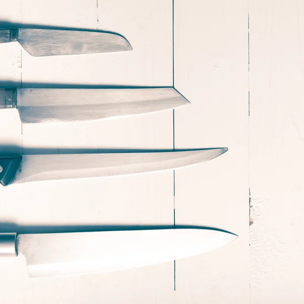 Kitchen knife vintage style — Stock Photo, Image