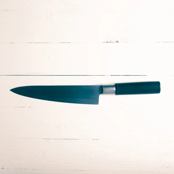Couteau de cuisine style vintage — Photo
