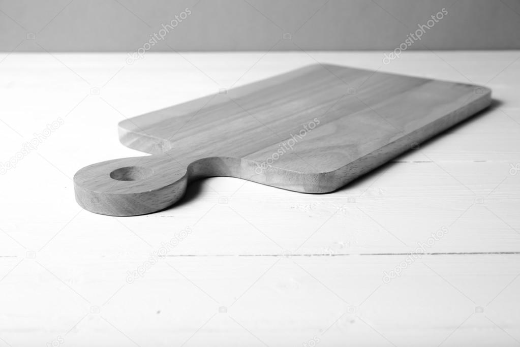 cutting board black and white tone color style