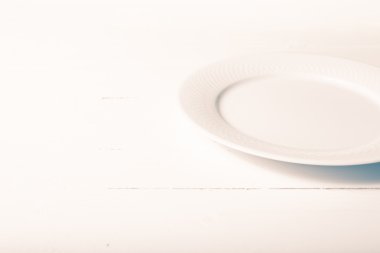 boş tabak vintage tarzı