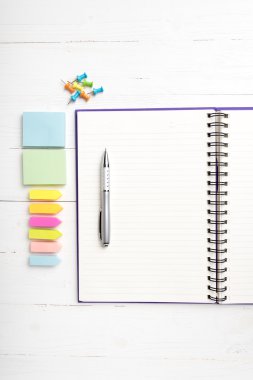 Ofis, banka donatımı ile not etmek