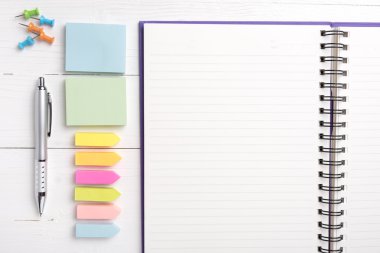 Ofis, banka donatımı ile not etmek