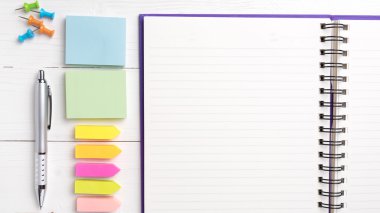 Ofis, banka donatımı ile not etmek