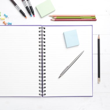 Ofis, banka donatımı ile not etmek