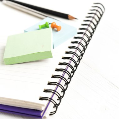 Ofis, banka donatımı ile not etmek