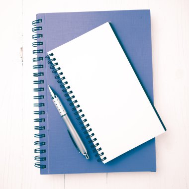 defter ve kalem vintage tarzı
