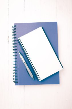 defter ve kalem vintage tarzı
