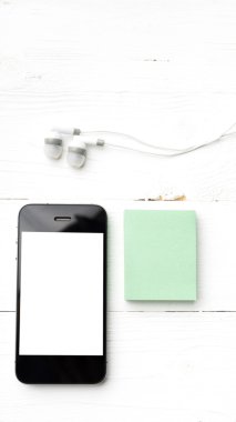 cep telefonu ve yapışkan not