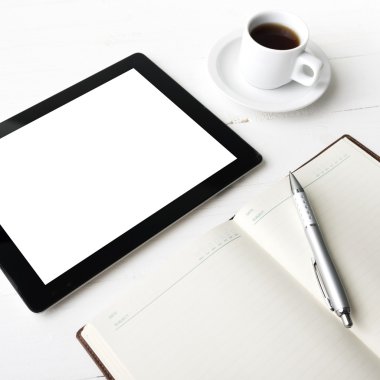 Ofis, banka donatımı ile tablet