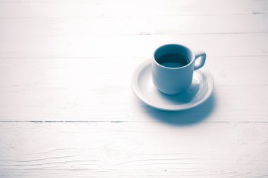 Kahve fincanı vintage tarzı